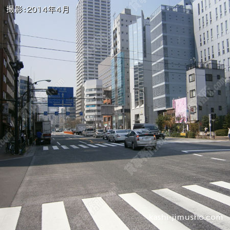 前面道路：新大橋通り