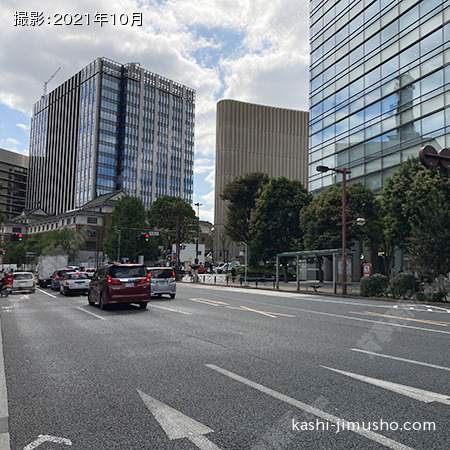 前面道路（目白通り）