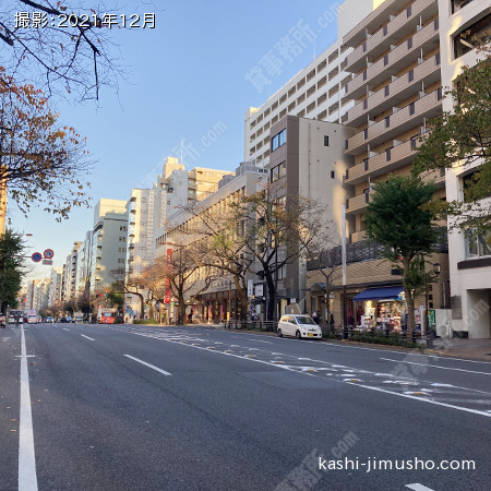 前面道路（靖国通り）