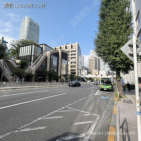 前面道路(桜田通り)