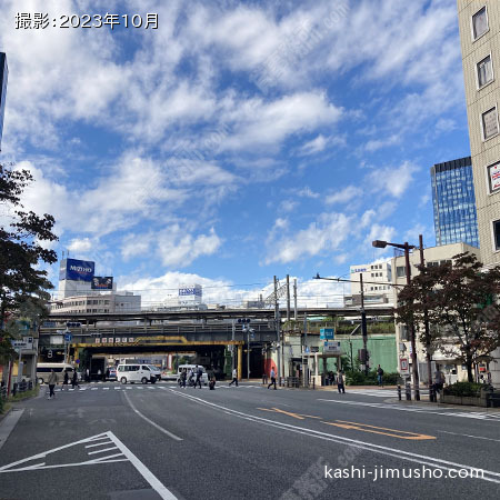 前面道路(目白通り)