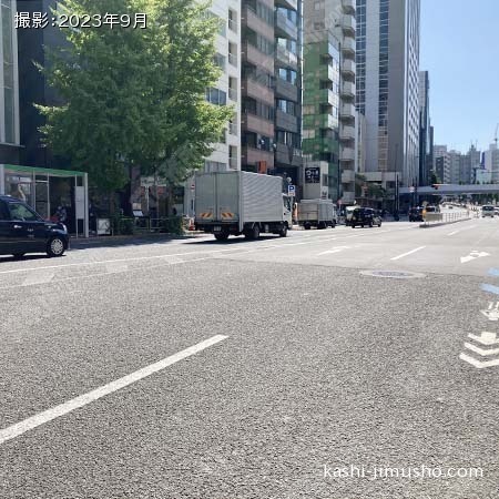 前面道路(桜田通り)