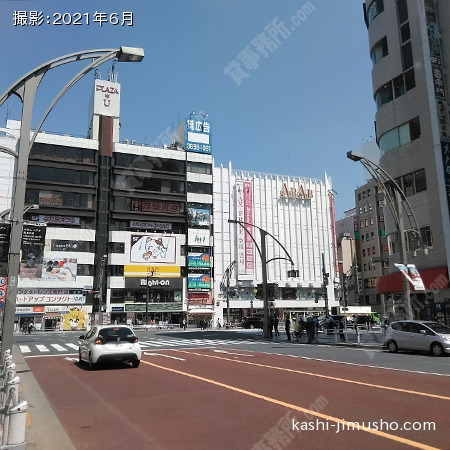 前面道路（不忍通り）