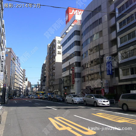 前面道路（清洲橋通り）