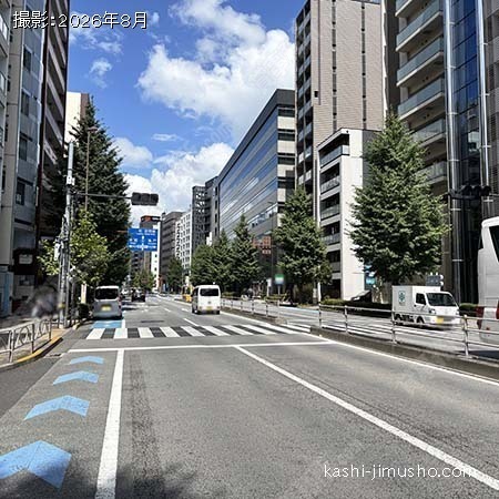 前面道路(江戸通り) 前面道路(江戸通り)