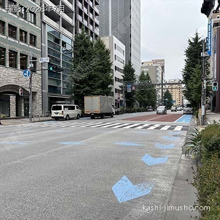 前面道路(江戸通り) 前面道路(江戸通り)