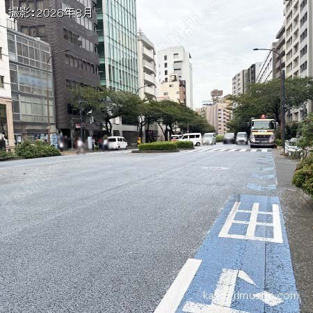 前面道路(明治通り)