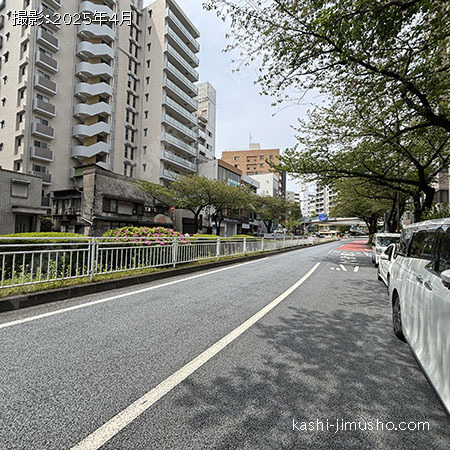 前面道路(明治通り）