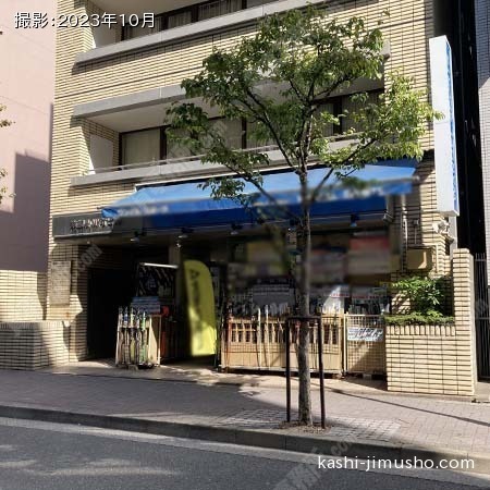 ビル前面