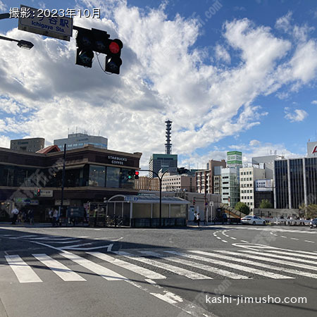前面道路(靖国通り)
