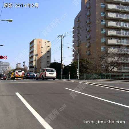 前面道路（葛西橋通り）