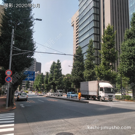  前面道路(本郷通り)