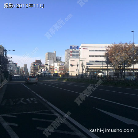 前面道路（白山通り）