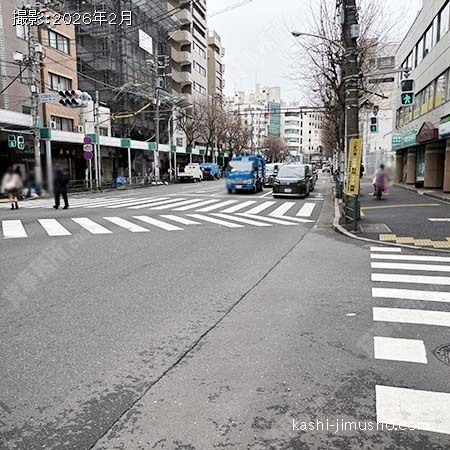 前面道路(青梅街道) 前面道路(青梅街道)