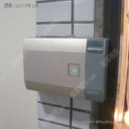 エントランスの時間外警備