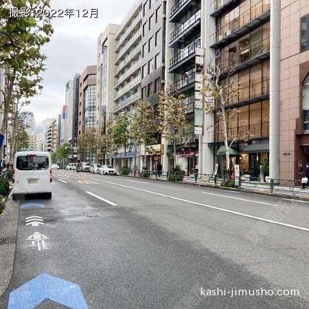 前面道路(新宿通り)