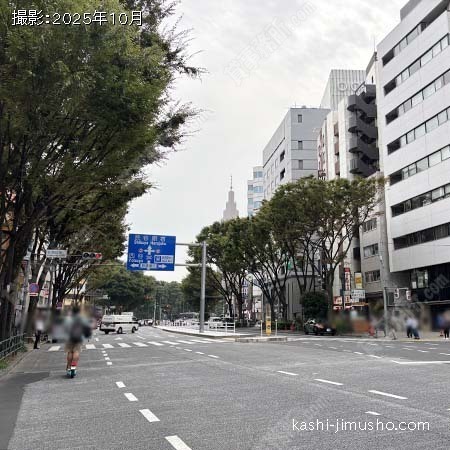 前面道路(明治通り）