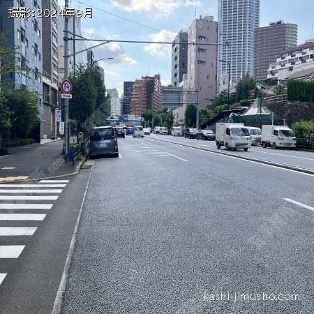 前面道路(靖国通り)