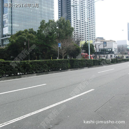 前面道路（外堀通り）