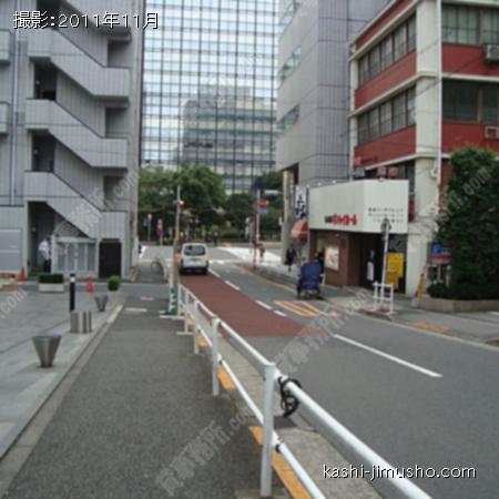 前面道路 