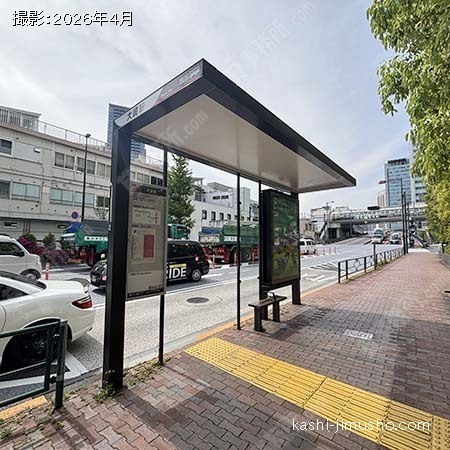 ビル前バス停：大崎駅