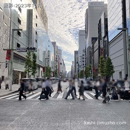 前面道路(中央通り) 前面道路(中央通り)