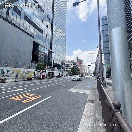 前面道路(竹芝通り) 前面道路(竹芝通り)