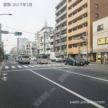 前面道路:蔵前橋通り 前面道路:蔵前橋通り