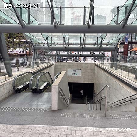 地下鉄入口：赤坂駅
