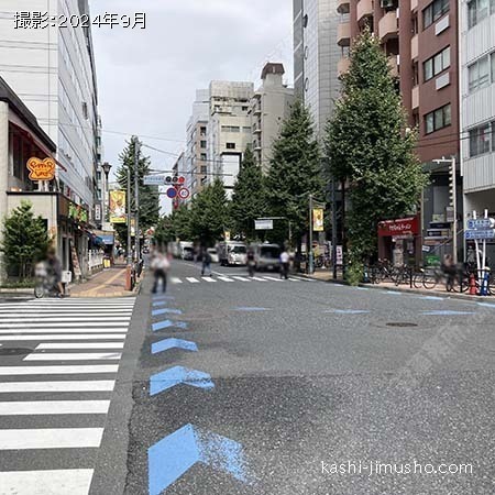 前面道路