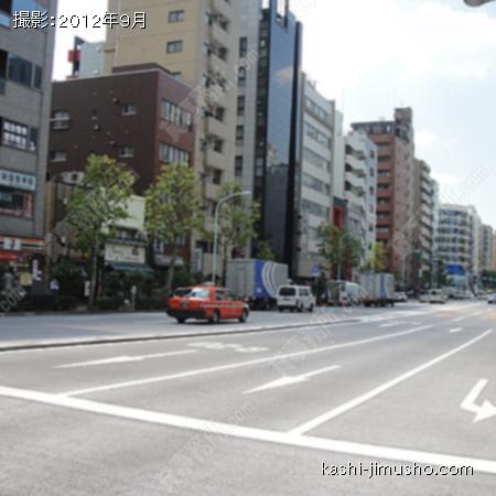 前面道路（新大橋通り） 