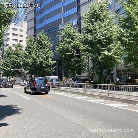 前面道路(桜田通り)