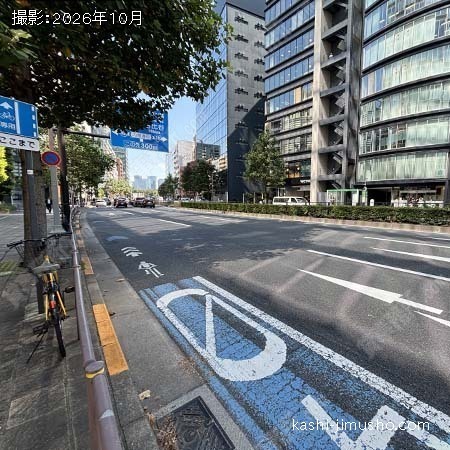 前面道路(新宿通り) 前面道路(新宿通り)