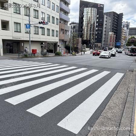 前面道路(目黒通り) 前面道路(目黒通り)