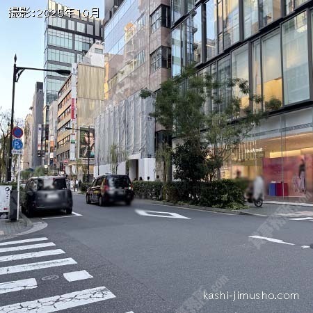 前面道路(銀座柳通り) 前面道路(銀座柳通り)