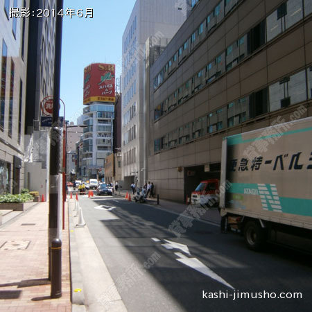 前面道路　みゆき通り 