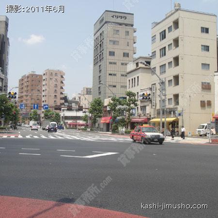 前面道路（蔵前橋通り） 