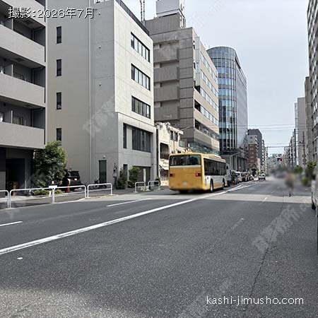 前面道路(清洲橋通り) 前面道路(清洲橋通り)