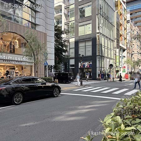 前面道路(銀座柳通り）