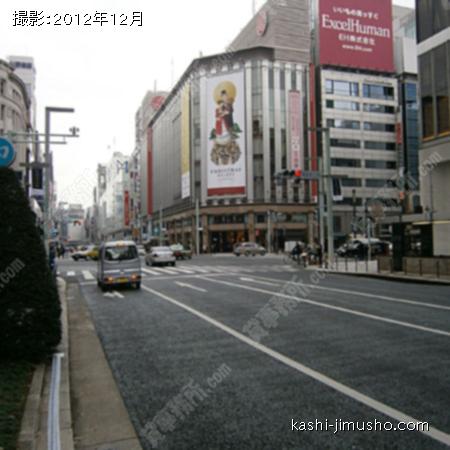 前面道路　中央通り 