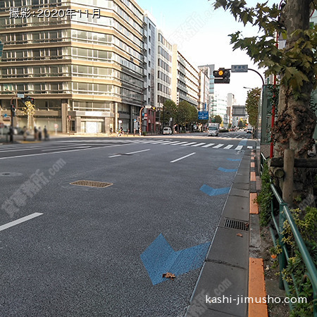 前面道路(永代通り) 前面道路(永代通り)