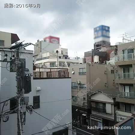 3階貸室内からの眺望