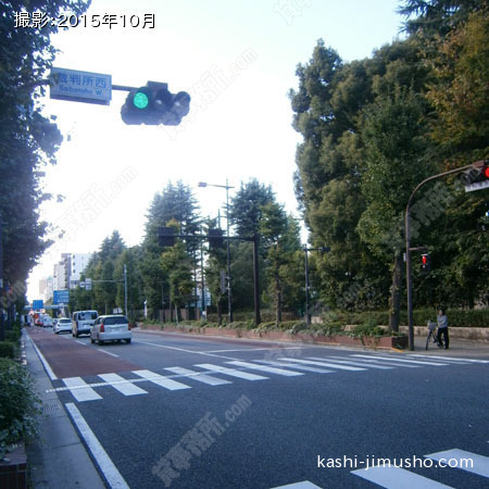 前面道路：甲州街道
