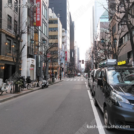 前面道路（並木通り）