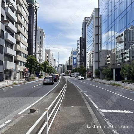 前面道路(江戸通り) 前面道路(江戸通り)