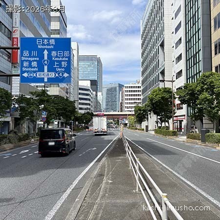 前面道路(江戸通り) 前面道路(江戸通り)