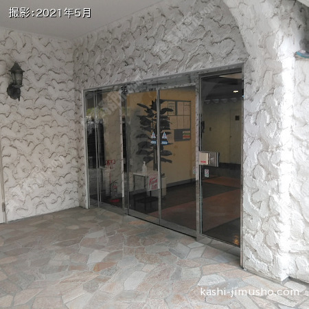 ビル入口扉