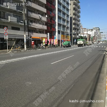 前面道路：新大橋通り