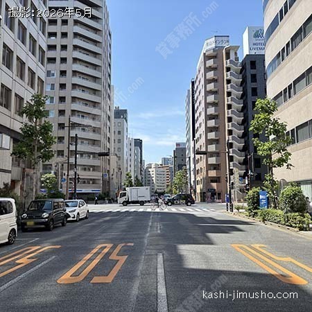 前面道路(清洲橋通り) 前面道路(清洲橋通り)