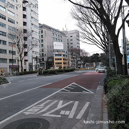 前面道路(新宿柳通り)